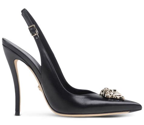 zapatos bershka versace|versace slingback shoes.